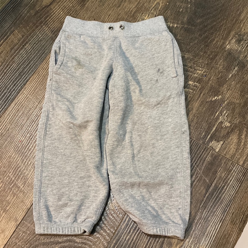 Grey track pants